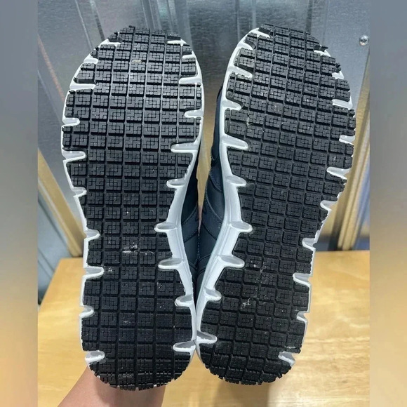 Skechers Flex‎ Sole Work Sneakers Blue 8.5 Alloy Toe - Picture 4 of 9